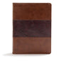 CSB Study Bible, Mahogany Leathertouch - Imitation Leather