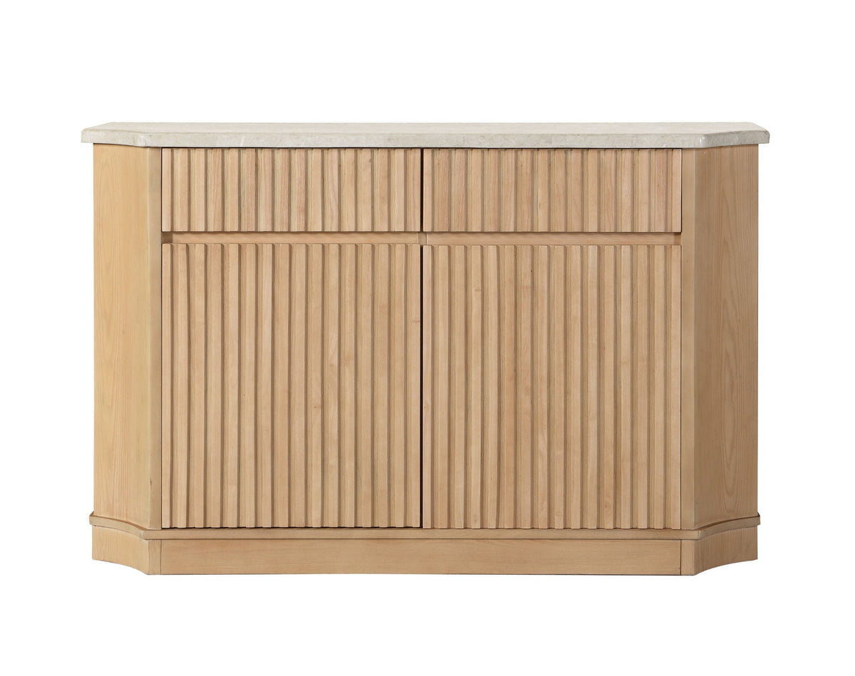 Qwin - Server - Natural Marble / Oak