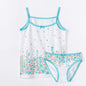 Summer Loungewear Kids Sling Pajamas Two-piece Set
