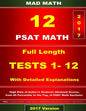 PSAT Math Tests 1-12 - Paperback