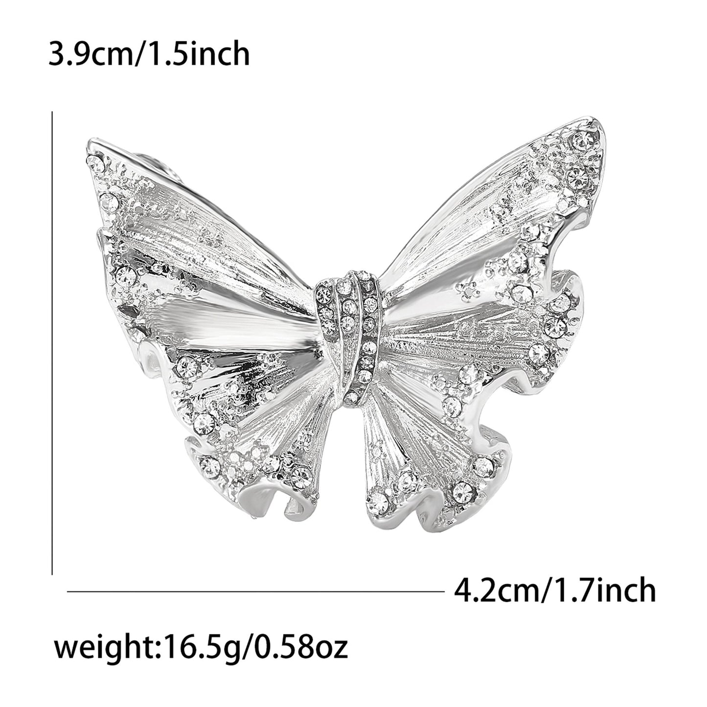 Stylish And Creative Alloy Enamel Butterfly Brooch
