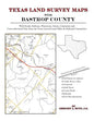 Texas Land Survey Maps for Bastrop County - Paperback