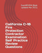 California C-16 Fire Protection Contractor Examination Self Practice Review Questions - Paperback