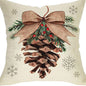 Winter Series Throw Pillow Cover Linen