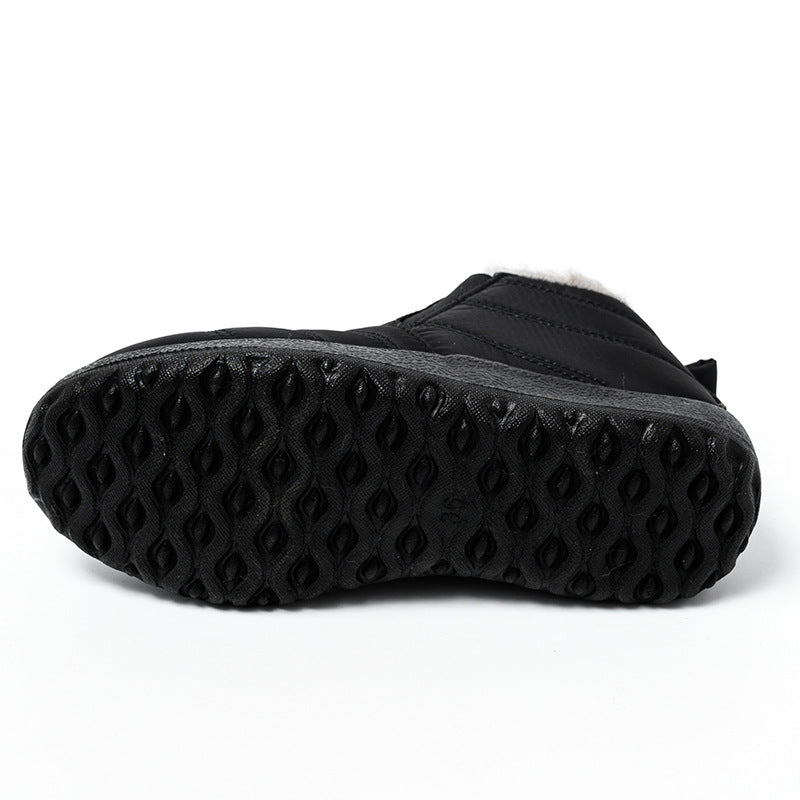 Warm Cotton Shoes Soft-soled Waterproof Boots For Snowy Conditions