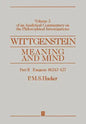 Wittgenstein: Meaning and Mind, Volume 3 of an Analytical Commentary on the Philosophical Investigations, Part II: Exegesis 243-247 - Paperback
