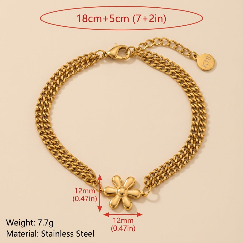 Golden Multi-element Bracelet Jewelry