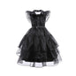 Black Dress Cosplay Clothing Girls