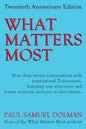 What Matters Most: 20th Anniversary Edition - Paperback