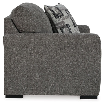 Gardiner - 2 Pc. - Chair And A Half, Ottoman - Pewter