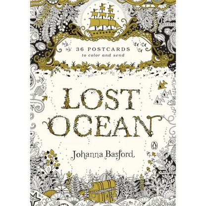Lost Ocean: 36 Postcards to Color and Send - Novelty