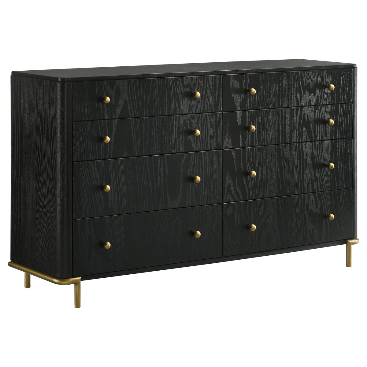 Arini 4-piece California King Bedroom Set Black and Natural