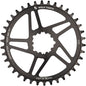 Wolf Tooth Direct Mount Chainring - 38t SRAM Direct Mount For SRAM 3-Bolt 6mm Offset Drop-Stop B Flattop Compatible BLK