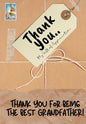 Thank You For Being The Best Grandfather!: My Gift Of Appreciation: Full Color Gift Book Prompted Questions 6.61 x 9.61 inch - Paperback