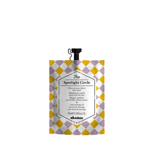 Davines The Spotlight Circle Mat Hair Care Mask 50ml - Nourishing & Shine Enhancing for Matte Hair