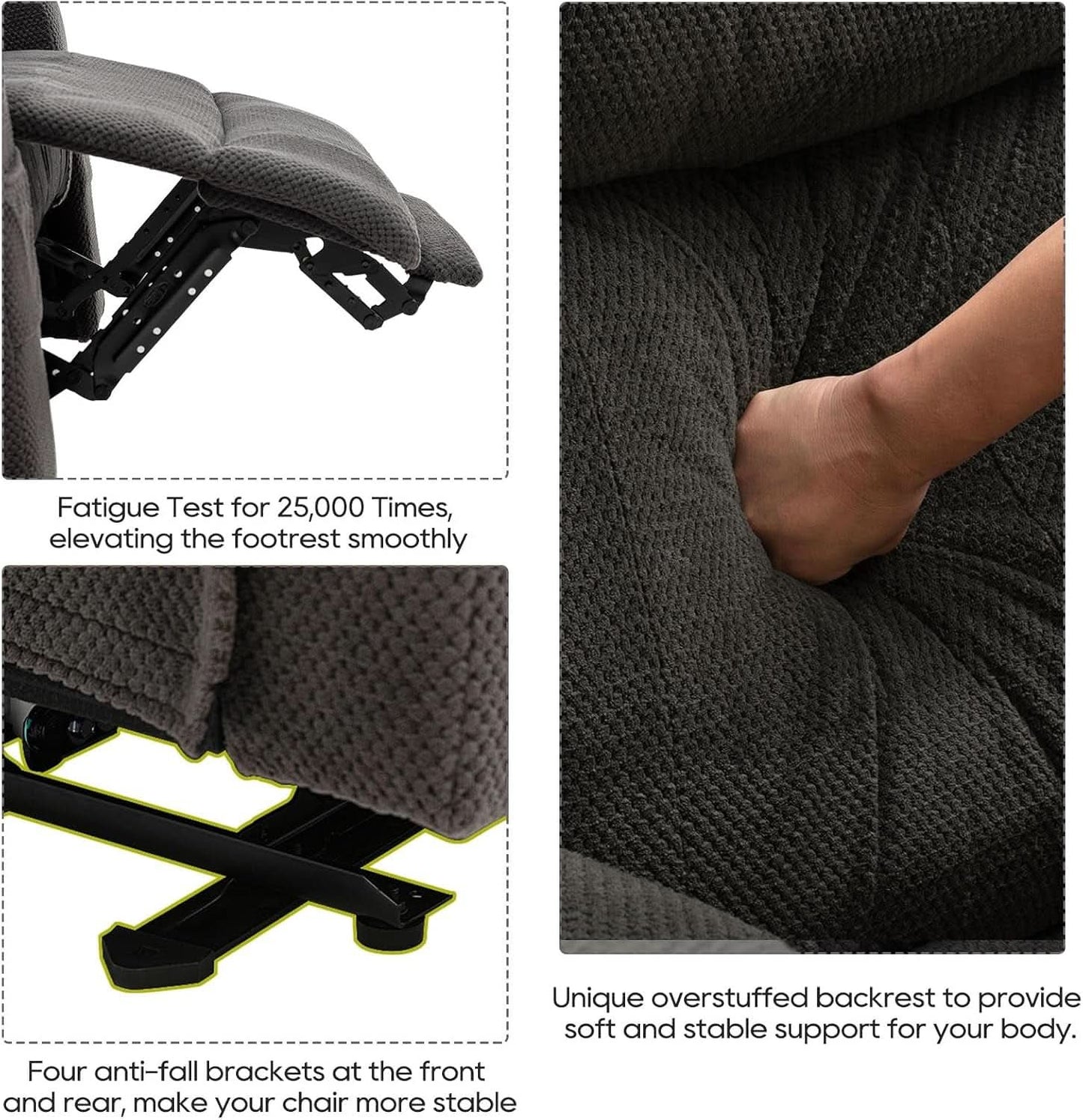 Power Reclining Sofa Set With Massage And USB Ports