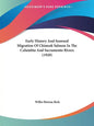 Early History And Seaward Migration Of Chinook Salmon In The Columbia And Sacramento Rivers (1920) - Paperback