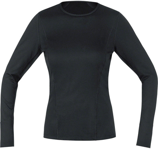 Gorewear M Base Layer Long Sleeve Shirt - Black Women's Large
