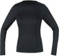 Gorewear M Base Layer Long Sleeve Shirt - Black Women's Large