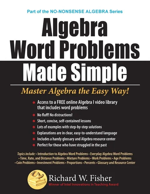Algebra Word Problems Made Simple - Paperback