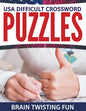 USA Difficult Crossword Puzzles: Brain Twisting Fun - Paperback