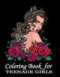 Coloring Book For Teenage Girls: Cute Designs and Detailed Drawings for Teens, Adults and Grown-ups - Fun Creative Arts & Craft Activity - Zendoodle P - Paperback