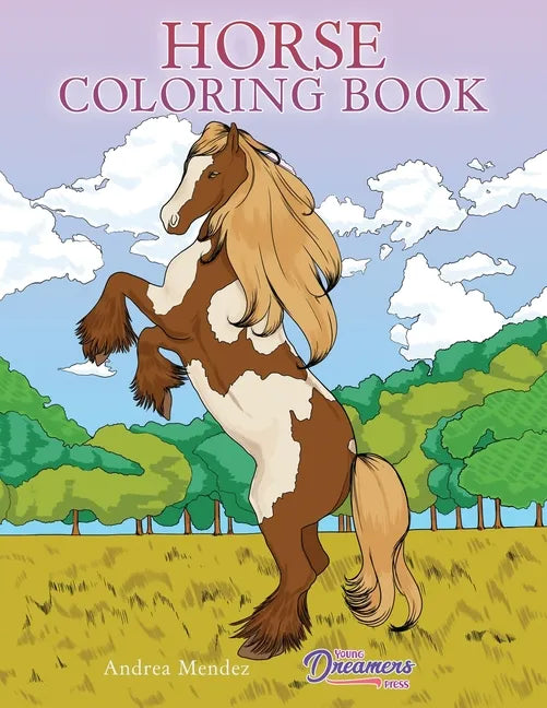 Horse Coloring Book: For Kids Ages 9-12 - Paperback