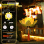 Creative Antique-Style Lotus Hand-held Luminous Lantern