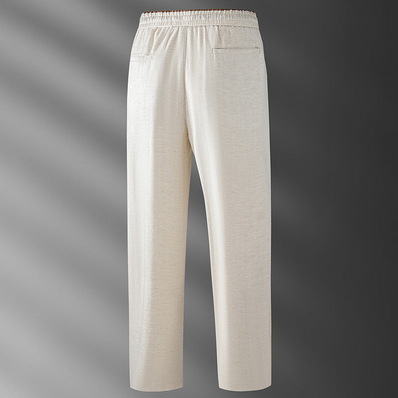 Men's Micro Wide Straight Breathable Sports Pants