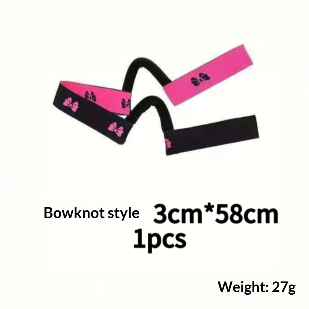 Portable Elastic Band Stretchy Strap Velcro Hairband
