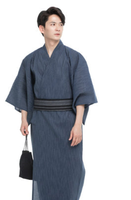 Yukata Home Leisure Set Traditional Bath Gown For Cool Breathable Wear At Home