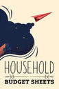 Household Budget Sheets: Weekly or Monthly Financial Budget Sheets - Paperback