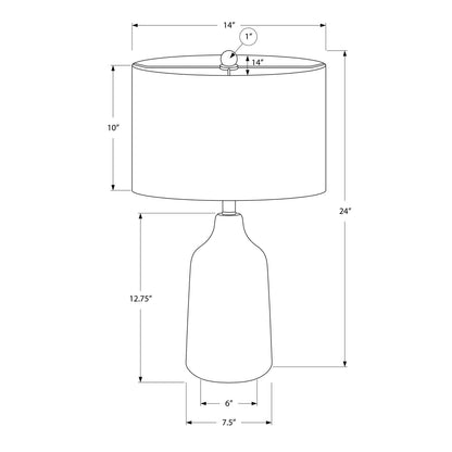 Lighting, Table Lamp, Concrete, Contemporary
