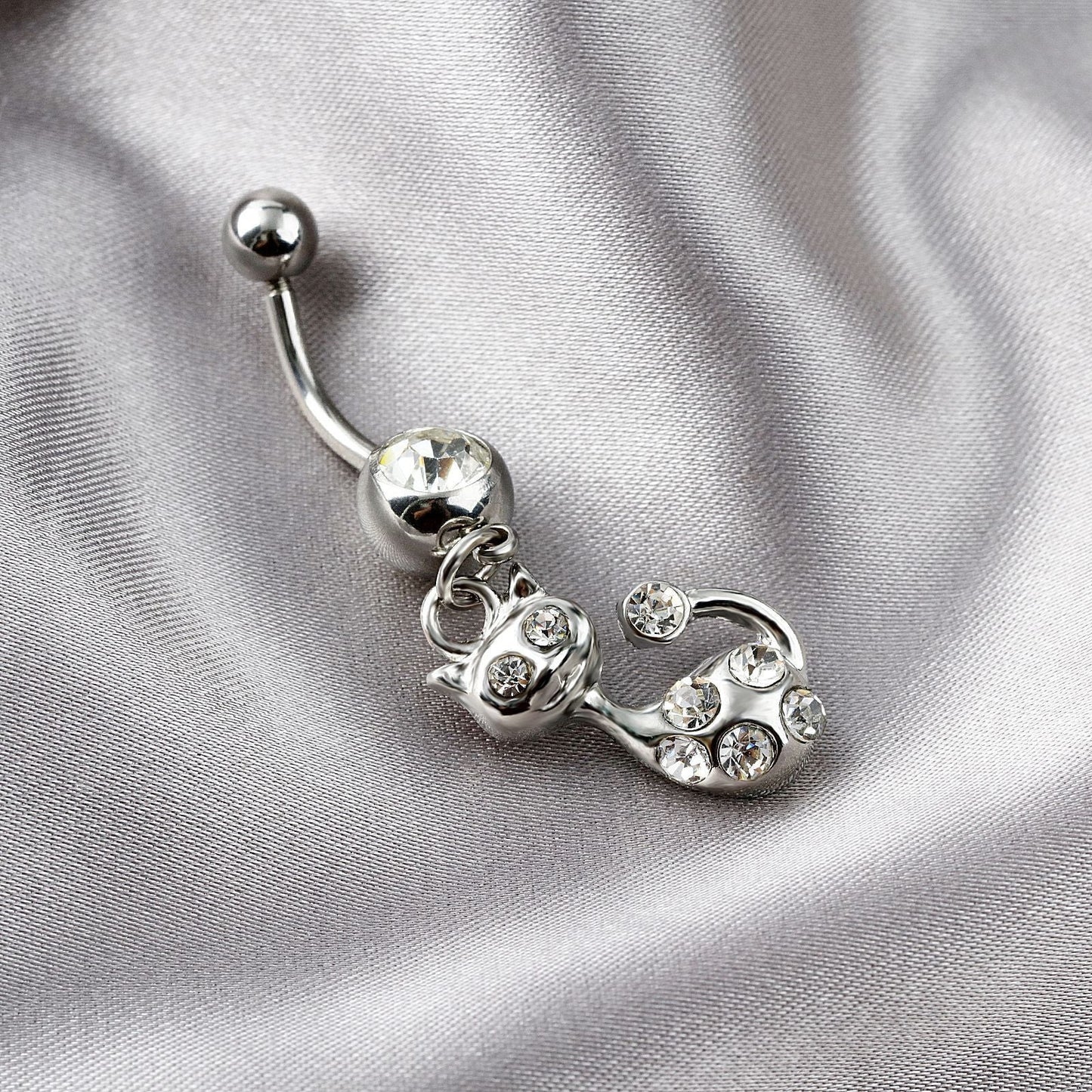 Stainless Steel Creative Animal Belly Button Ring