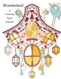 Coloring Book: Inspired: Wonderland: Stress Relieving Patterns - Paperback