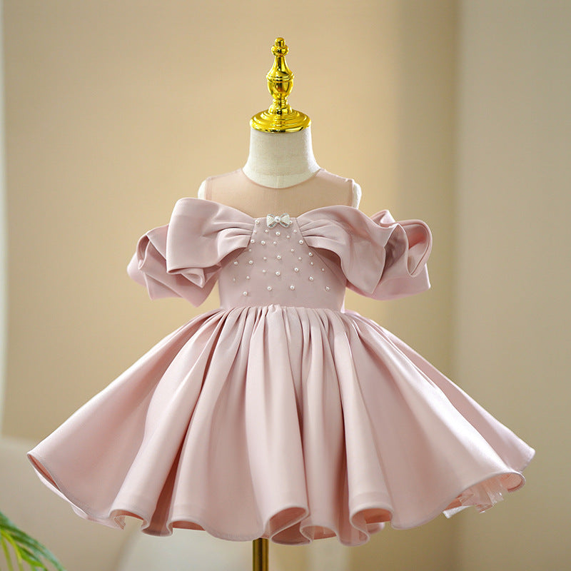 Creative Fashion Girls Off-shoulder Umbrella Princess Dress