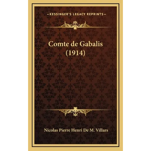 Comte de Gabalis (1914) - Hardcover