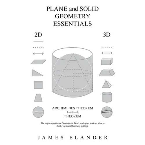Plane and Solid Geometry Essentials - Paperback