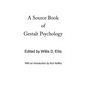 A Source Book of Gestalt Psychology - Paperback