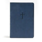 CSB Everyday Study Bible, Navy Cross Leathertouch - Imitation Leather
