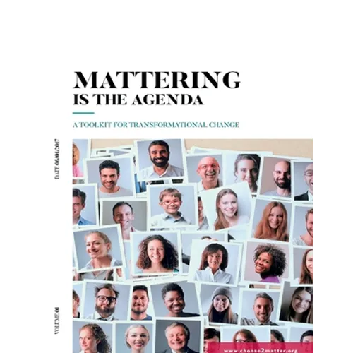 Mattering Is The Agenda - Paperback