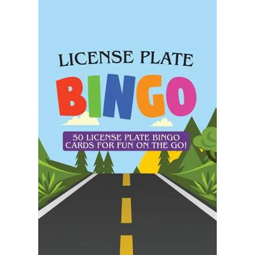 License Plate Bingo: 50 License Plate Bingo Cards for Fun on the Go! - Paperback