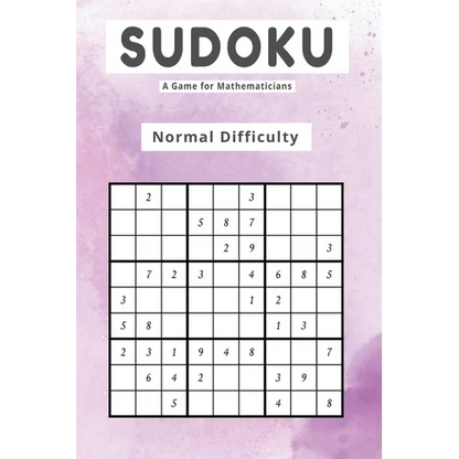 Sudoku A Game for Mathematicians Normal Difficulty - Paperback