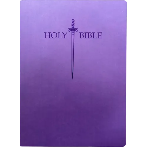 Kjver Sword Holy Bible, Large Print, Royal Purple Ultrasoft, Thumb Index: (King James Version Easy Read, Red Letter) - Leather