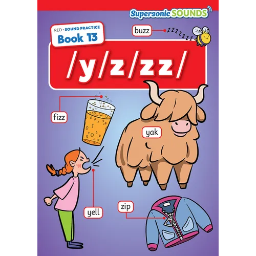 Red Sound Practice Book 13 /Y/Z/Zz - Paperback