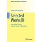 Selected Works III: Information Theory and the Theory of Algorithms - Paperback