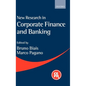 New Research in Corporate Finance and Banking - Hardcover