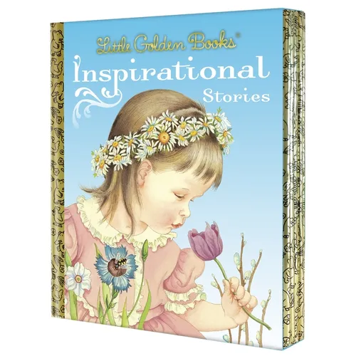 Little Golden Books: Inspirational Stories: My Little Golden Book about God; Prayers for Children; The Story of Jesus; Bibleheroes; Bible Stories of B - Boxed Set