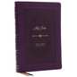 KJV Holy Bible: Giant Print Thinline Bible, Purple Leathersoft, Red Letter, Comfort Print: King James Version (Vintage Series) - Imitation Leather