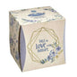 Alouette Decorative 3-Layer Tissue Box in Cube Design - 60 Tissues, Enhances Home Decor